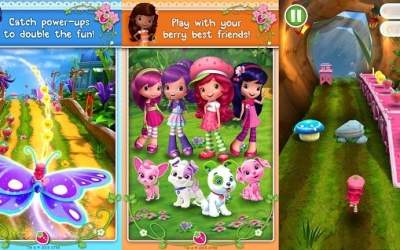 Скачать Шарлотта Земляничка Berry Rush [ВЗЛОМ Много денег и фруктов]