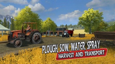 Real Tractor Farming & Harvesting 3D Sim 2017 скриншот №2