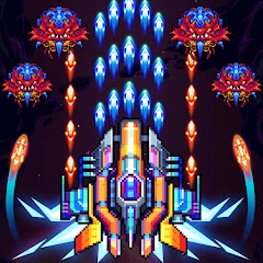Galaxiga Arcade Shooting Game (ВЗЛОМ Много Денег/Гемов/Энергии)
