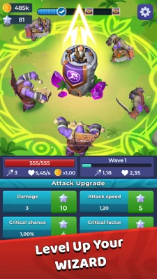 Royal Mage Idle Tower Defence screen 1