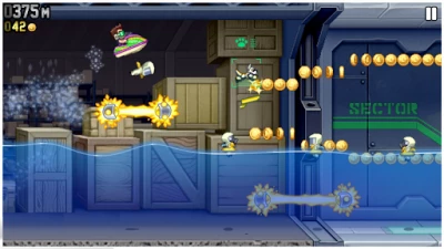Jetpack Joyride 2: Bullet Rush (ВЗЛОМ, много денег) screenshot №3