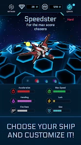 Galaxy Swirl: Hexa Endless Run screen 2