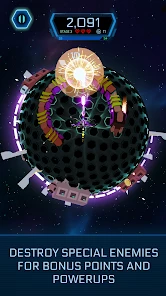 Galaxy Swirl: Hexa Endless Run screen 3
