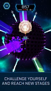 Galaxy Swirl: Hexa Endless Run screen 6