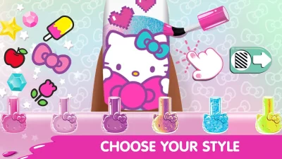 Маникюрный салон Hello Kitty screenshot №3
