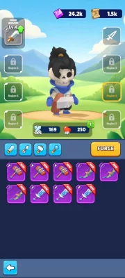 Skull Hero: XP Farm RPG взлом screen 5